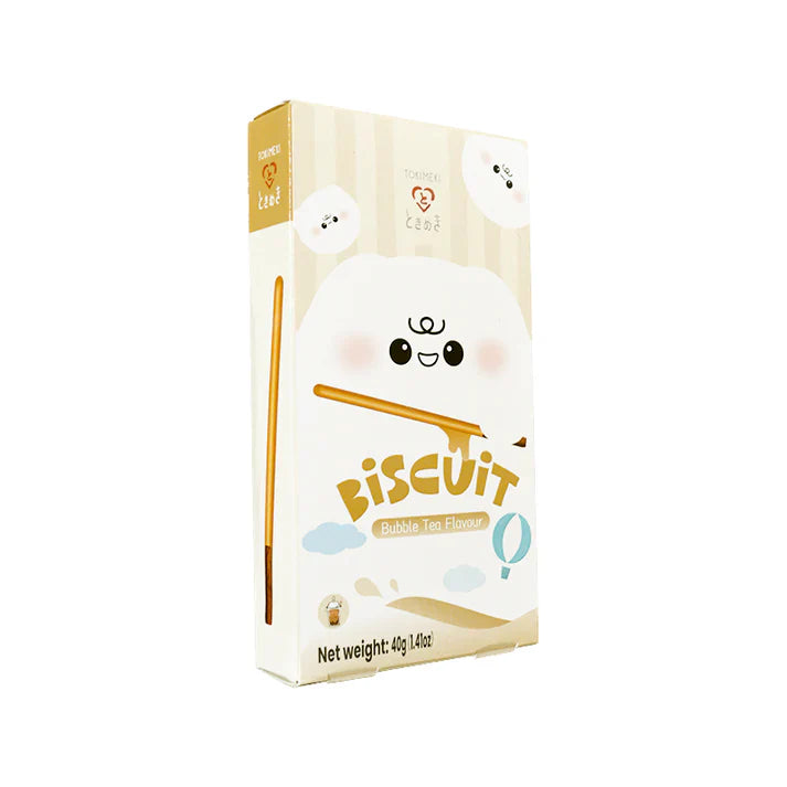 日式巧克力饼干棒 珍珠奶茶味 40克 /Biscuit Stick Bubble Tea Geschmack 40g Tokimeki