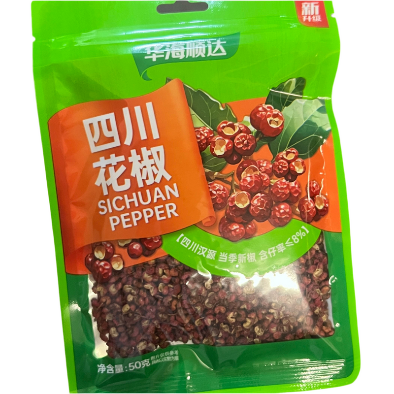 华海顺达 四川花椒/HUASEED Sichuanpfeffer-Körner 50g