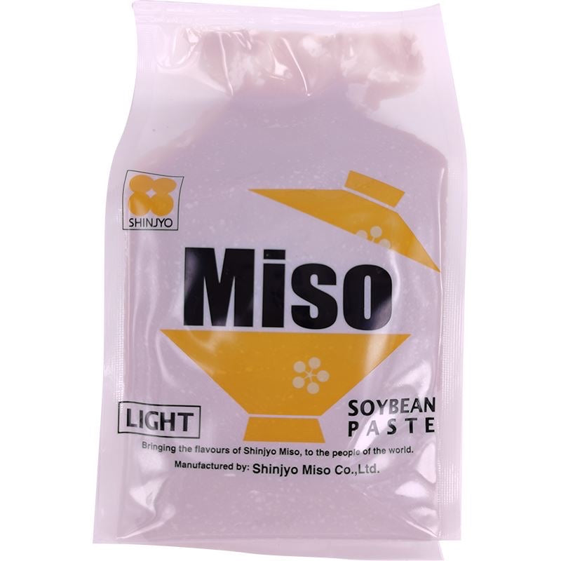 新庄日本料理酱 味增/Miso Fermentierte Sojabohnenpaste hell 500g SHINJYO