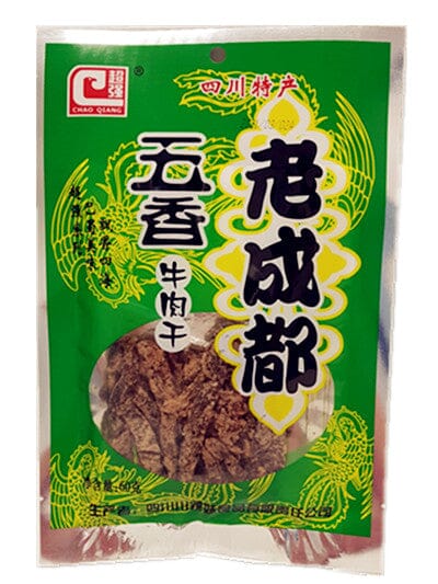 川辣妹 老城都牛肉干 五香味/Getrocknetes Rindfleisch mit Fünfkräuter 60g CLM