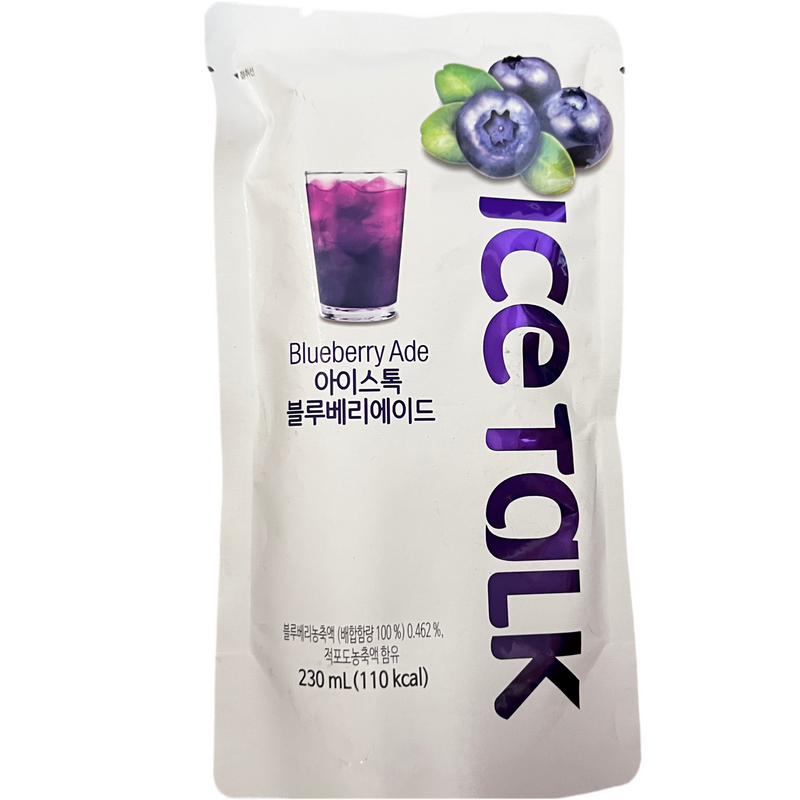 韩国袋装饮品 蓝莓味/ICETALK Korean. Eistee mit Blaubeeregeschmack 230ml