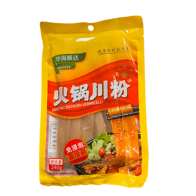 华海顺达 火锅川粉/HUASEED Reisnudeln nach Sichuan-Art für Hotpot 240g