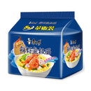 康师傅 鲜虾鱼板面 五连包/KangShiFu Instant Nudelnsuppe Garnelen Aroma 5*98g