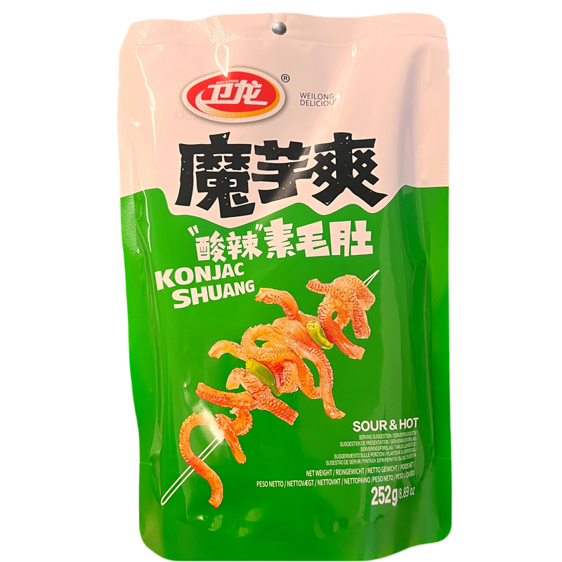 Weilong Gesalzte Konnyaku Scharf 180g