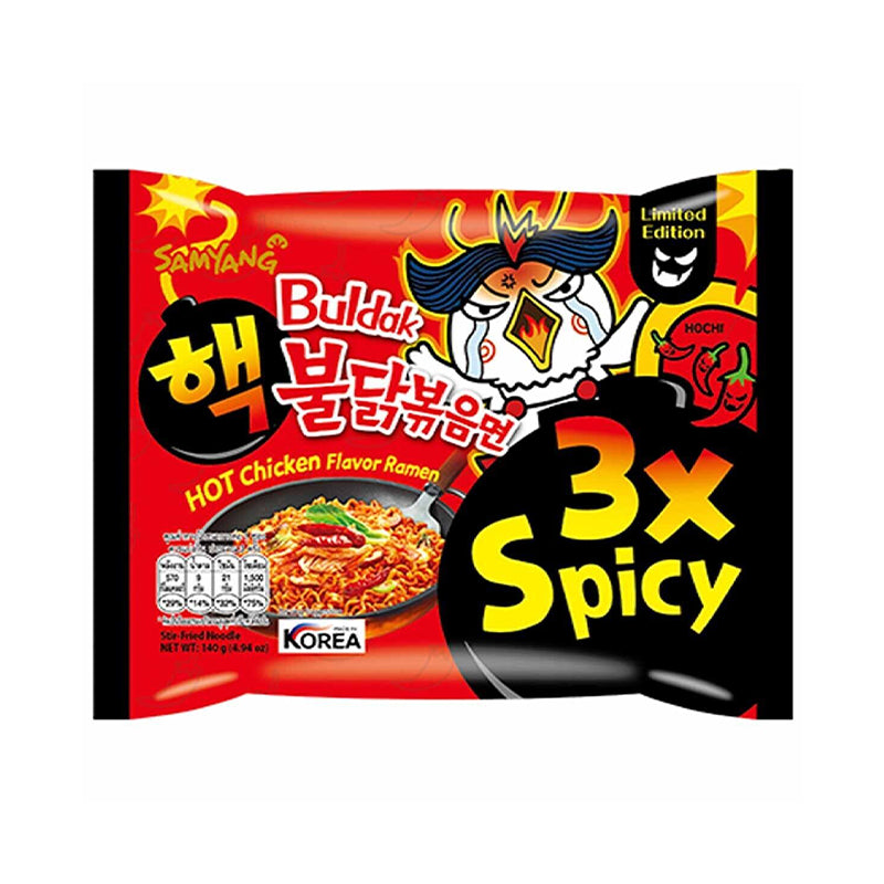 Samyang 爆辣鸡肉味拌面 3倍辣/Samyang Instant Nudeln 3* Scharf 140g