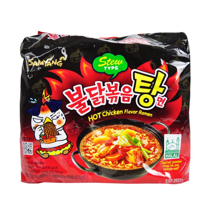 Samyang 鸡肉拉面 /Instant Nudeln Stew TYPE 5*145g