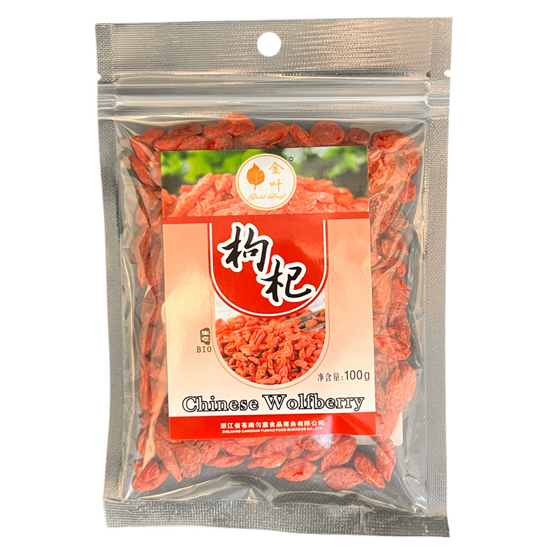 金叶 枸杞/GOLD LEAF Getrocknete Goji-Beeren 100g