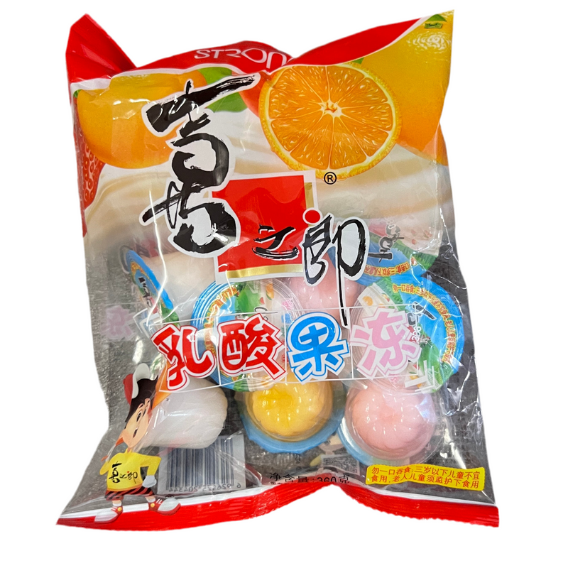 喜之郎 乳酸果冻/STRONG Pudding mit verschiedenen Geschmacksrichtungen 360g