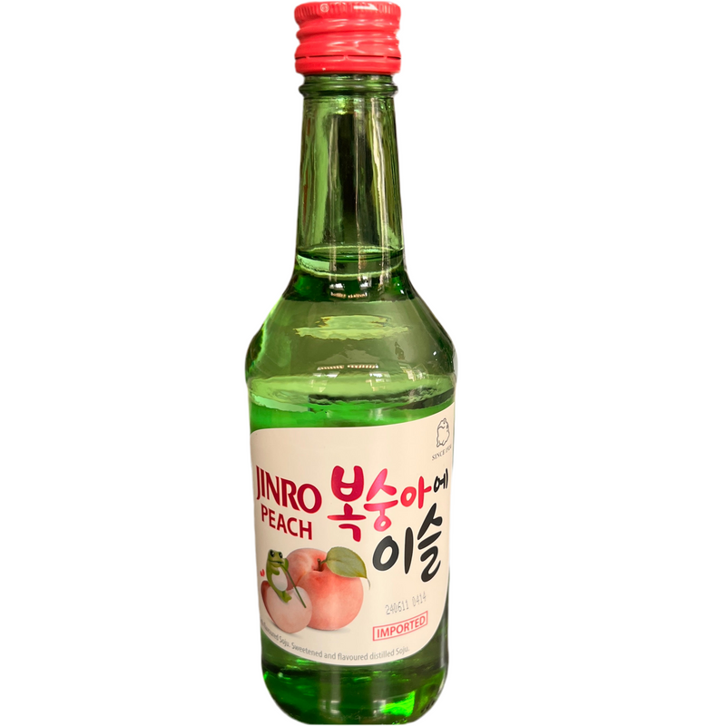 真露 韩国烧酒 蜜桃味/JINRO Korean. Soju (Branntwein) mit  Pfirsichgeschmack 13%vol. 350ml