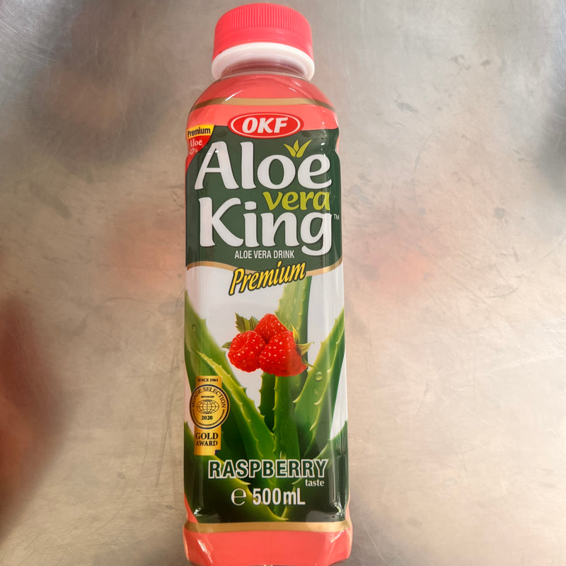 韩国芦荟饮料 树莓味/OKF Aloe Vera Getränk mit Himbeergeschmack 500ml