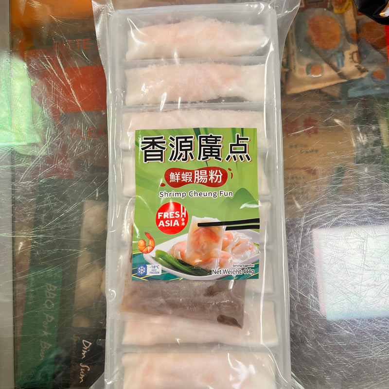 冰冻 香源 鲜虾肠粉广点/TK FRESHASIA Gedämpfte Teigrollen mit Garnelen u. Würzsauce 444g