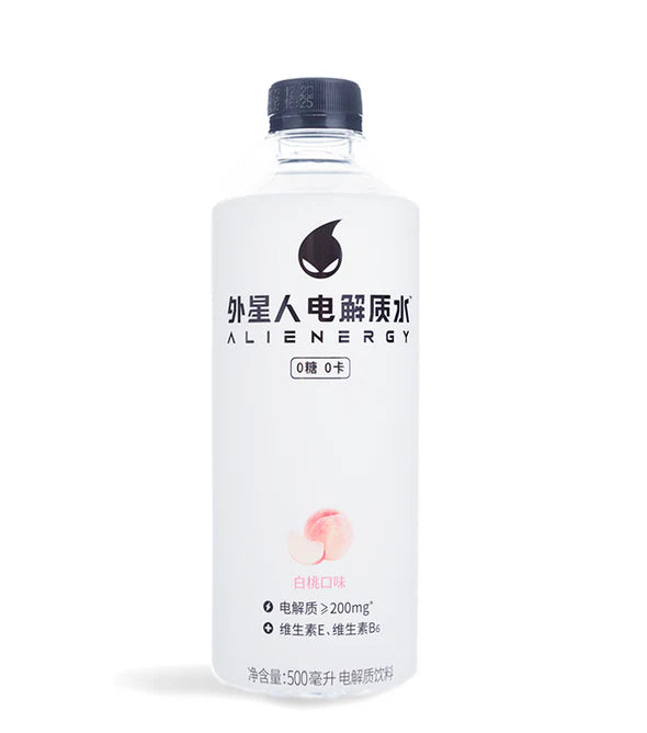 外星人电解质水 0糖0卡 白桃味/ALIENERGY Elektrolytgetränk mit Pfirsichgeschmack 500ml