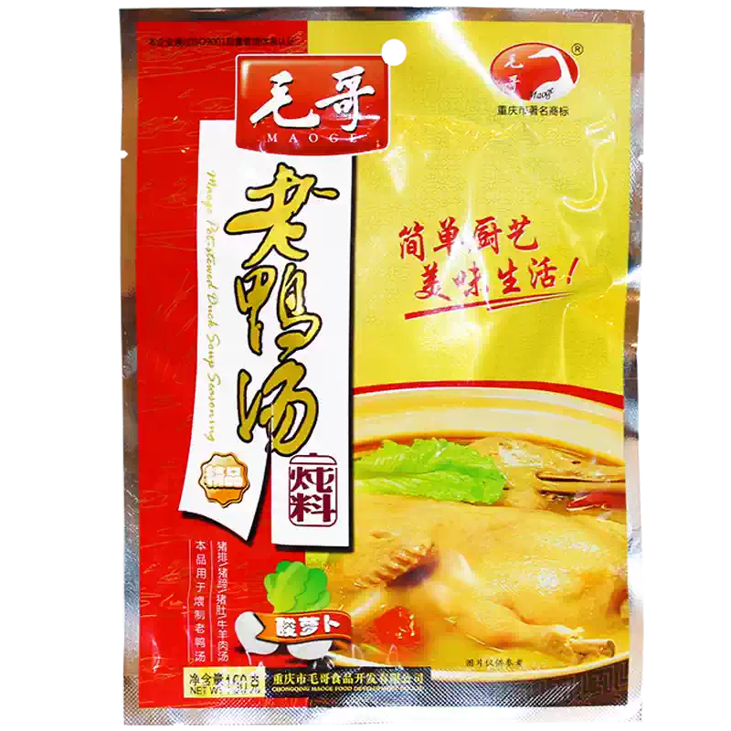 毛哥 老鸭汤炖料/MAOGE Sauerrettichsauce für Entensuppe 150g