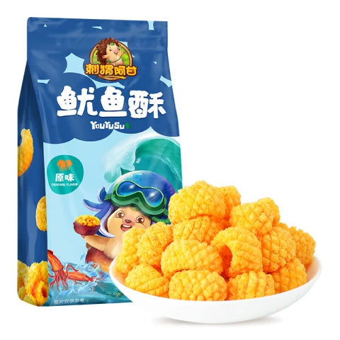 刺猬阿甘 鱿鱼酥 原味/CIWEIAGAN Weizensnack mit Tintenfischgeschmack 160g