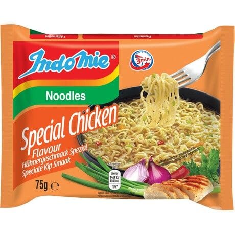 印尼 鸡蓉汤面/INDOMIE Instant Nudelsuppe mit speziellem Hühnchengeschmack 75g