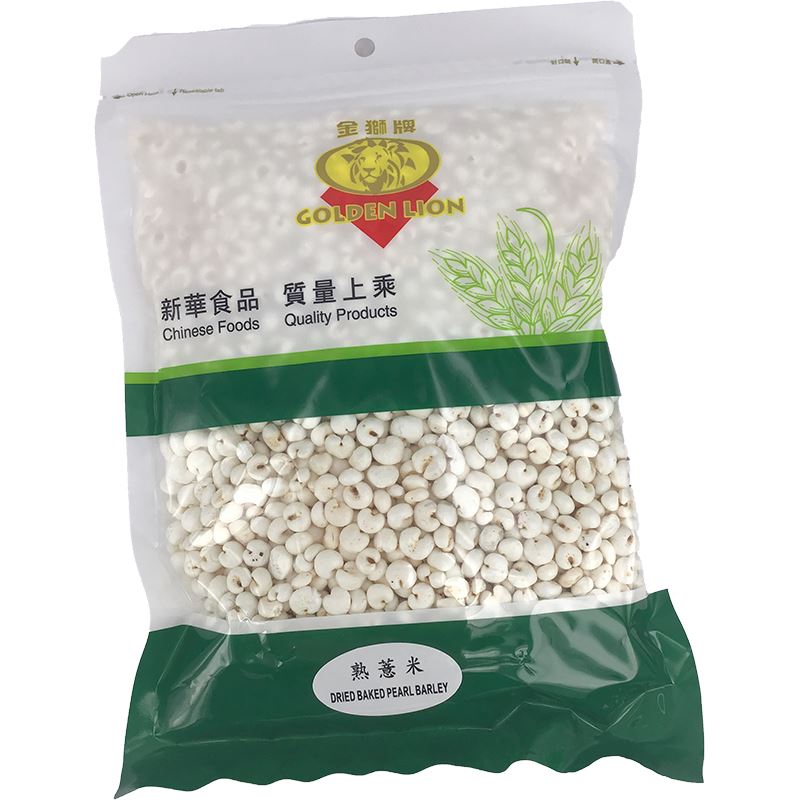 金狮牌 熟薏米 薏仁/GOLDEN LION Gebackene und getrocknete Perlgraupen 80g