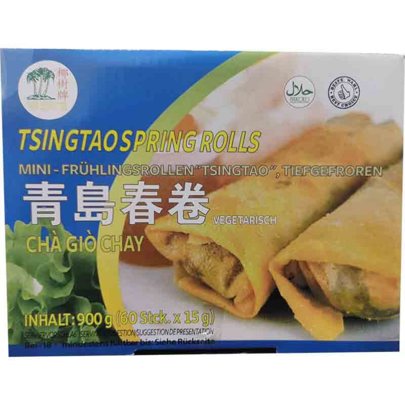 冰冻 椰树牌 青岛春卷/TK TCT Mini-Frühlingsrollen gefüllt mit Gemüse 900g