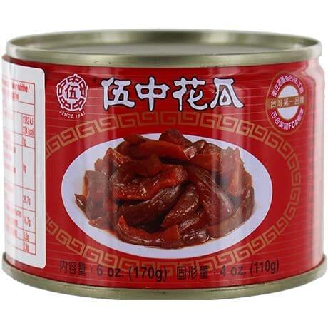 伍中花瓜/WU CHUNG Eingelegte Gurken 170g
