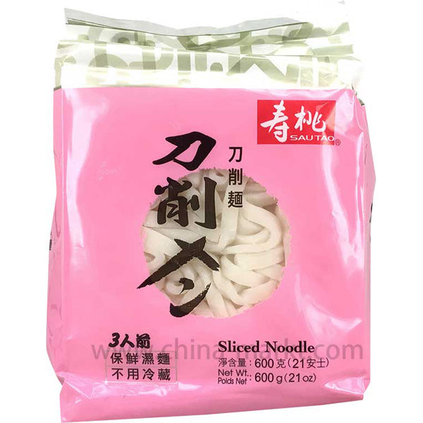 寿桃牌 刀削面/SauTao Geschnitten Nudeln frisch 600g