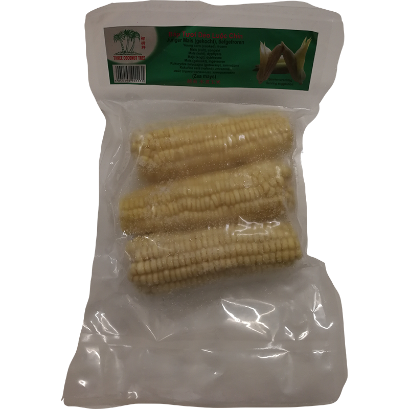 冰冻 椰树牌 越南水煮玉米/TK TCT Junger Mais (gekocht) 3 Stück