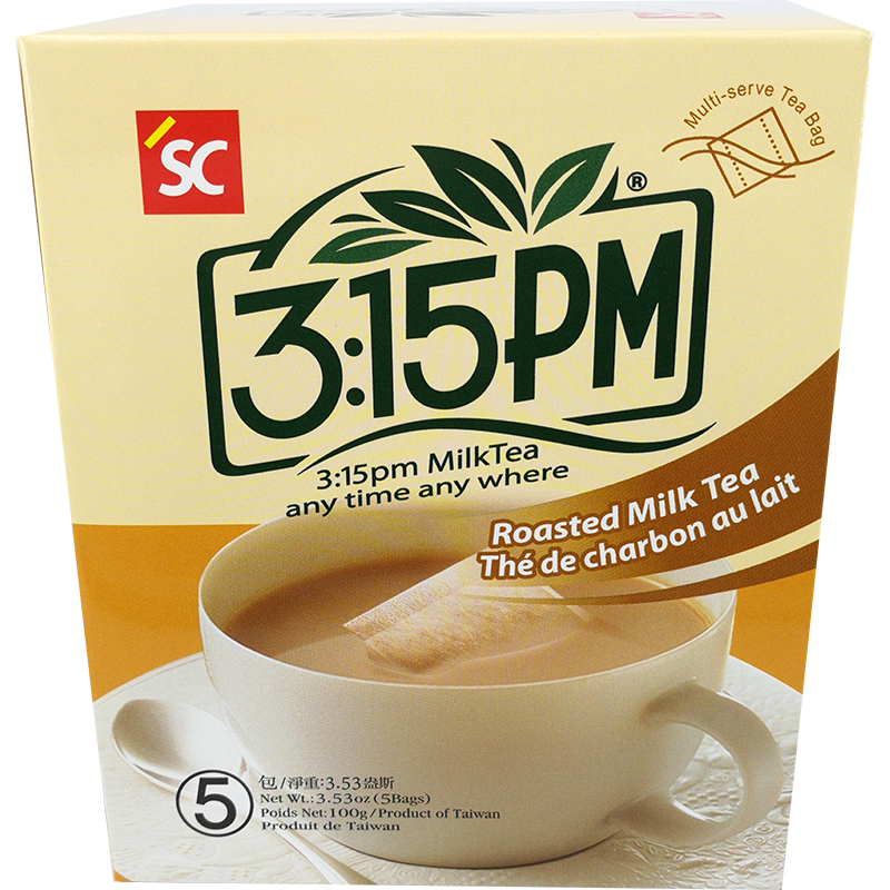 3点1刻 经典炭烧奶茶 5包装/3:15 PM Milch Tee Geröstete Geschmack 5x20g