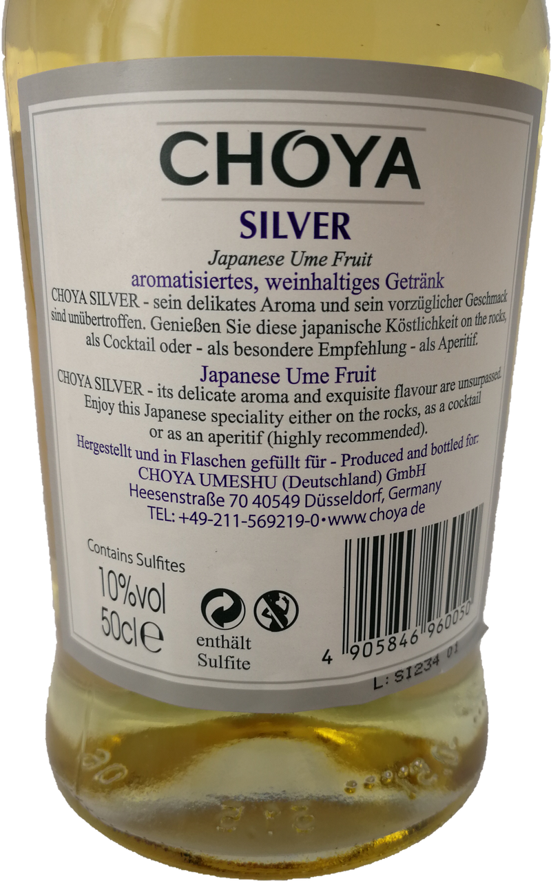 Choya Pflaumen Wein 500ml 10% Vol.