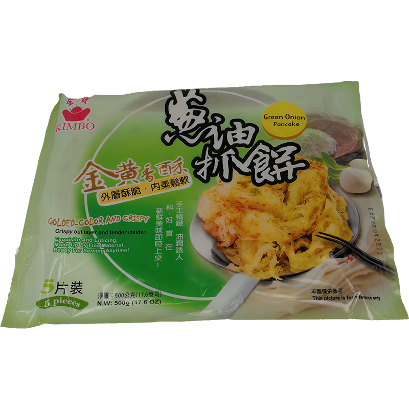 冰冻-TK 金宝 葱油抓饼/KIMBO Frühlingszwiebeln Pfannkuchen 500g