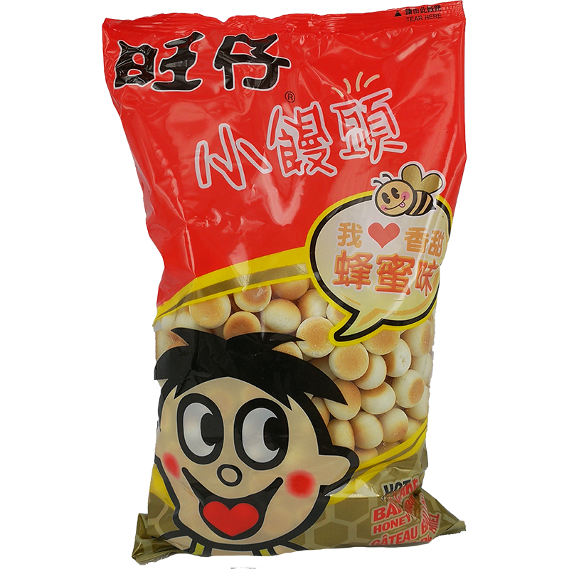 旺仔 小馒头 蜂蜜味/Kartoffel-Snacks 210g