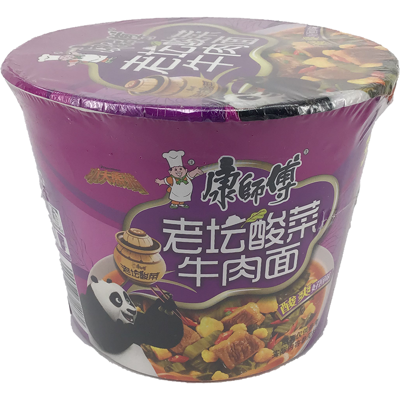 KangShiFu Instant Nudelnsuppe Sauerkohl Rindfleisch Geschmack 119g