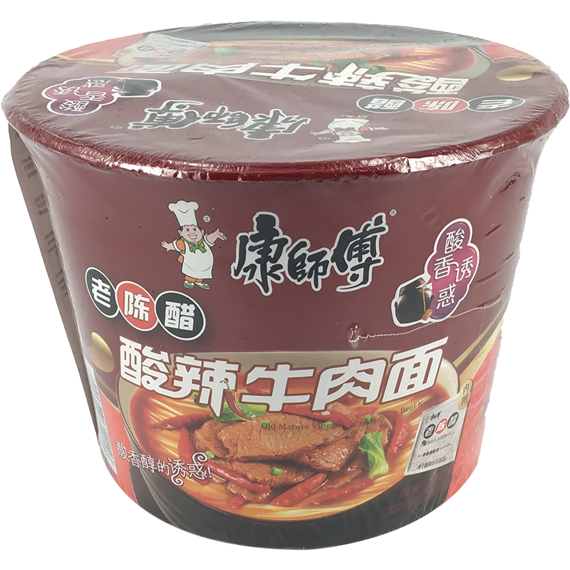 KangShiFu Instant Nudeln Saures Würziges Rindfleisch Aroma 122g