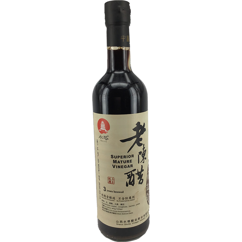 水塔 山西老陈醋 三年陈酿/ShuiTa Shanxi Naturessig 3 Jahre500ml