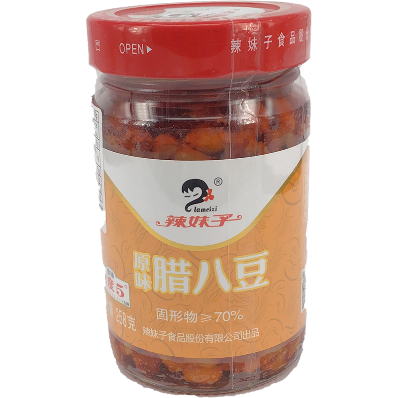 辣妹子 原味腊八豆 微辣/LaMeiZi Würzpaste 258g