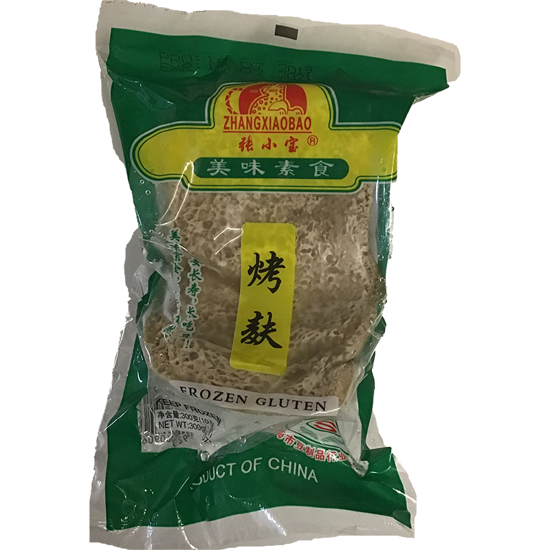 冰冻-TK 张小宝 冰冻 烤麸 / Gluten 300g