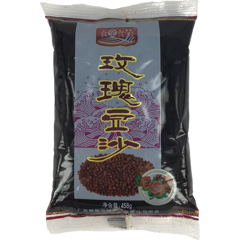 食全食美 玫瑰豆沙 / ShiQuanShiMei Rotbohnen Paste mit Rose 458g