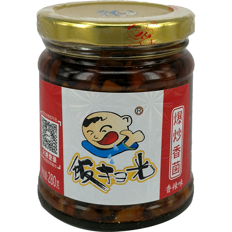 饭扫光 爆炒香菌 香辣味 / Fansaoguang anbraten Kräuterseitlinge scharf 280g