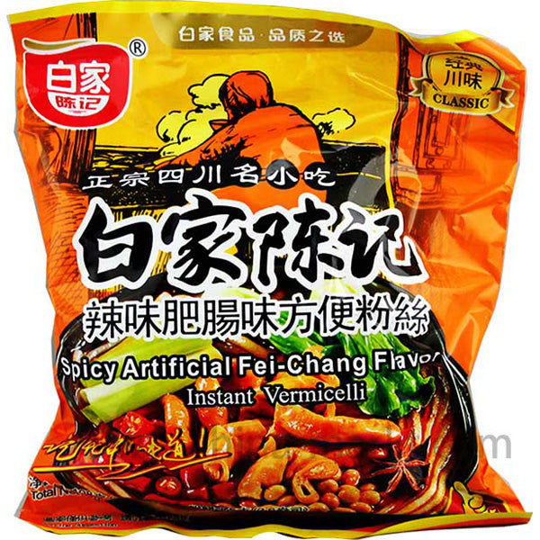 白家陈记 肥肠粉丝/Baijia Instant Fandennudeln Chilli Feichang 108g