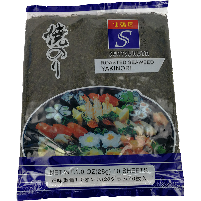 仙鹤屋 寿司海苔 / Yaki Sushi Nori Yakinori 10 Blatt 28g