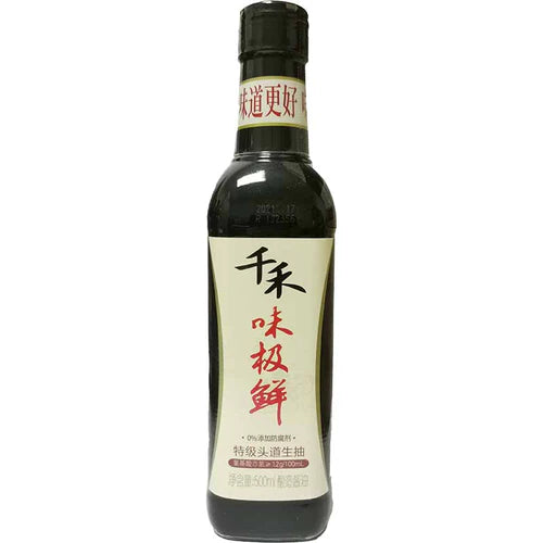 千禾 味极鲜 特级头道生抽 0%添加防腐剂/Sojasauce Weijixian QIANHE 500ml