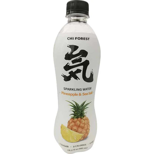 元气森林 菠萝海盐苏打气泡水 无糖 无脂肪/Genki Forest Sprudelwasser mit Ananasgeschmack 480ml