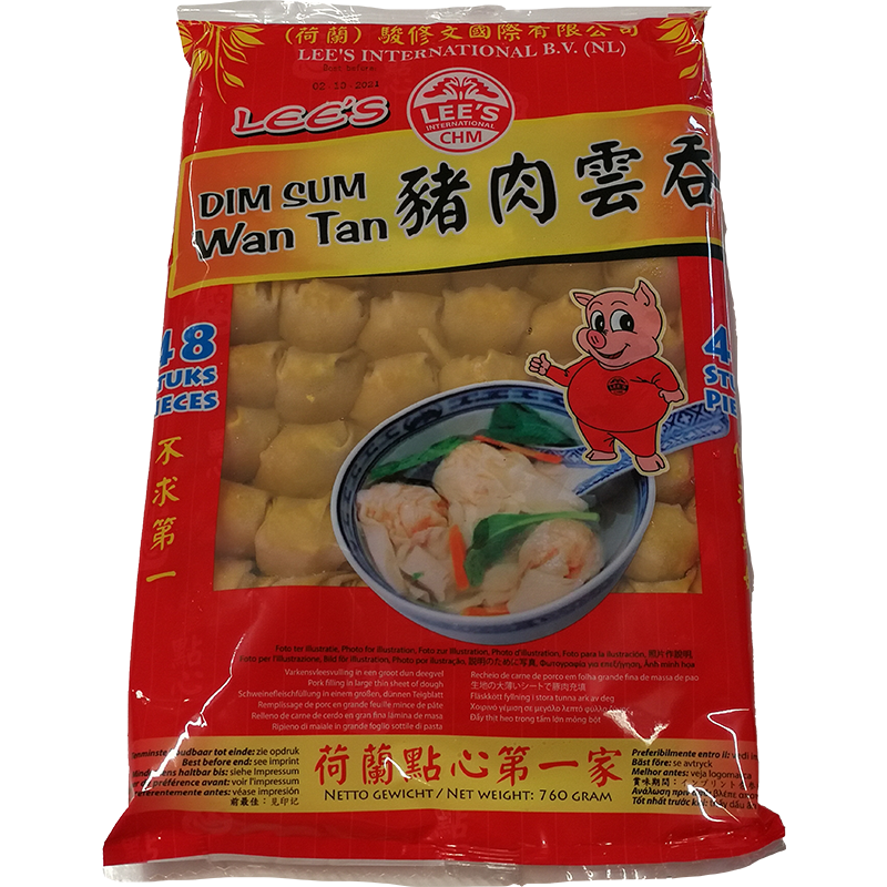 冰冻-TK Lee’s 猪肉云吞 / Wan Tan Teig 48pcs 760g