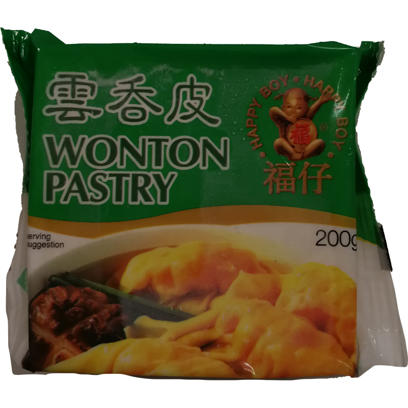 冰冻-Tiefgefroren! 福仔云吞皮 / Wonton pastry 200g