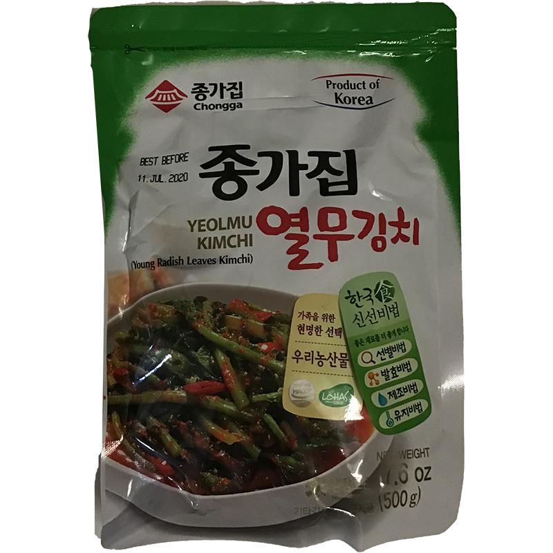 宗家府 萝卜叶泡菜 / Chongga YEOLMU KIMCHI 500g