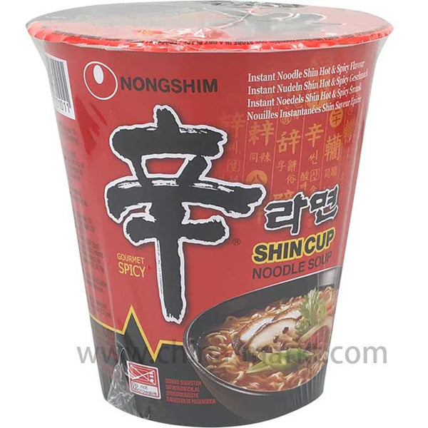 农心 快食香辣桶面 / Nongshim Instant Cup Nudeln Scharf 68g