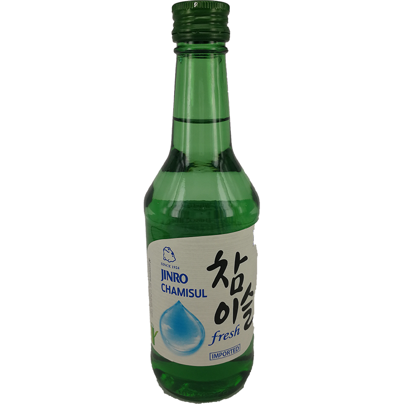 真露 韩国烧酒16.9度/Jinro Chamisul fresh Soju Vol. 16.9% 350ml