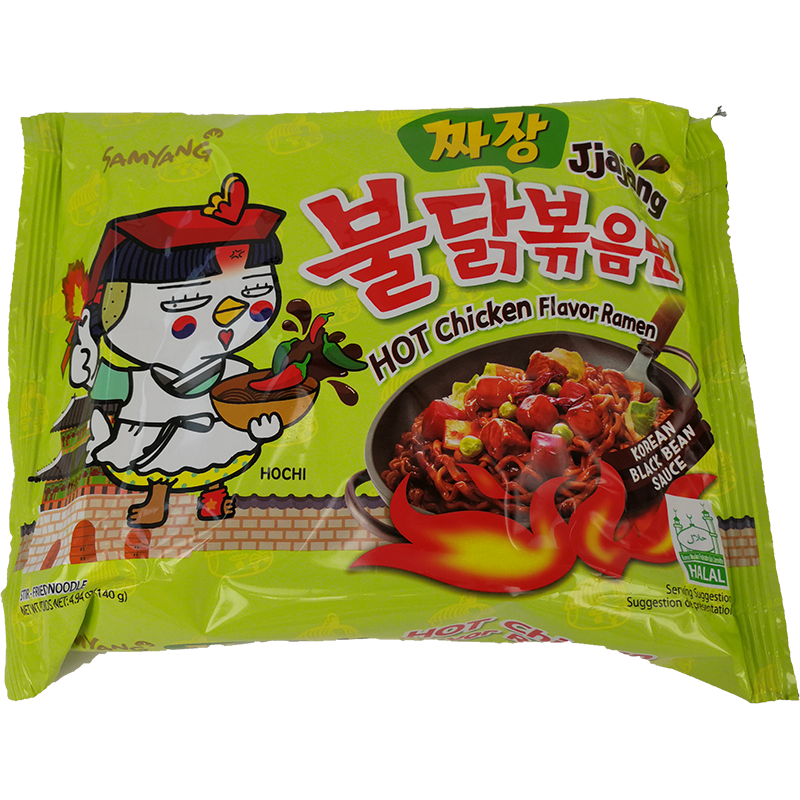 韩国三养火鸡面 超辣炸酱 / Samyang Jjajang HOT Chicken Flavor Ramen 140g