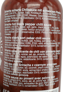 飞鹅 辣椒酱 黑胡椒/Sriracha Chilisauce mit schwarze Pfeffer 455ml