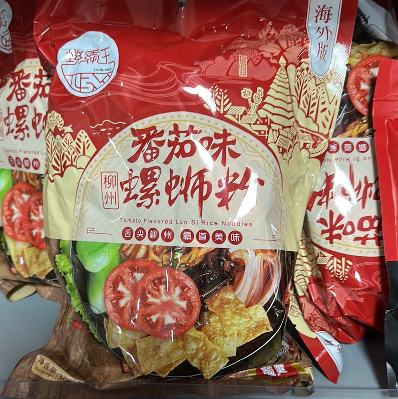 螺霸王 番茄味螺蛳粉/LUOBAWANG Reisnudeln mit Schneckensuppe u. Tomatengeschmack 306g